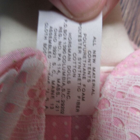 Vintage Horsman Cloth Body Doll with Composite Head and Hands - Picture 8 of 8